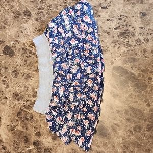 Hollister Floral Ruffle Mini Skirt Size S
